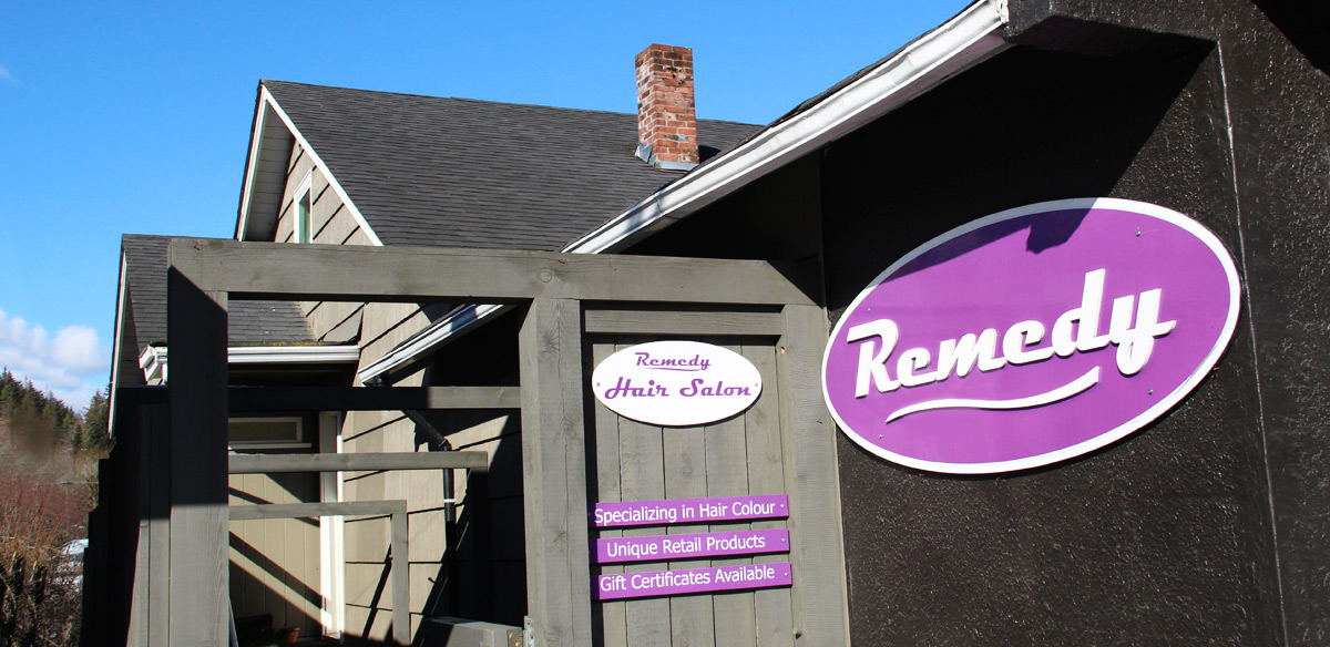 Remedy Salon Hair and Esthetics in Lake Cowichan, BC » Contact